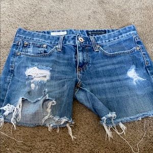 Denim shorts